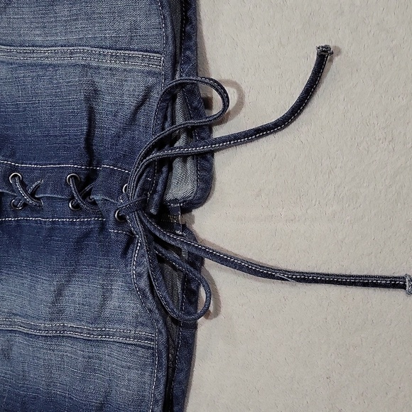 Harley Davidson Denim Vest with Pink Embroidery - Picture 16 of 17